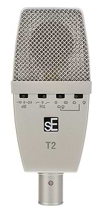T2 מיקרופון קונדנסר עם דיאפרגמת טיטניום של sE Electronics