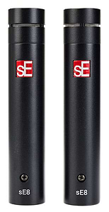 SE8 Pair זוג מיקרופונים קונדנסרים עם דיאפרגמה קטנה של sE Electronics