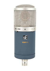 Gemini II מיקרופון שפופרתי עם דיאפרגמה גדולה של sE Electronics