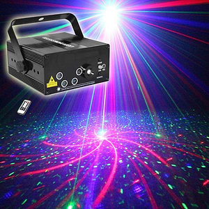 תאורת לייזר עם שלט רחוק של Pro DJ