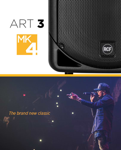 רמקול מוגבר מקצועי ART 315-A של RCF MK4