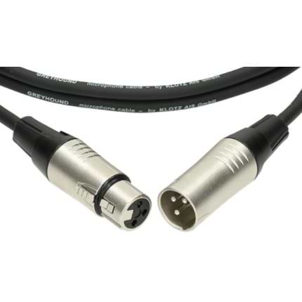 GRG1FM05.0 כבל מיקרופון XLR-XLR מקצועי באורך 5 מטר של Klotz