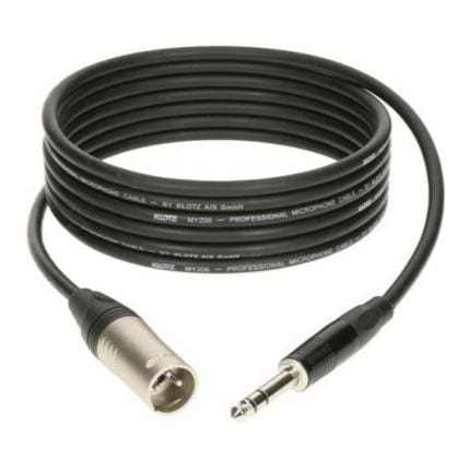 M1MS1K0300 כבל PL-XLR זכר מאוזן באורך 3 מטר של Klotz