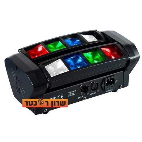 MINI SPIDER פנס אפקט קומפקטי עם 8 לדים צבעוניים 3 וואט כל אחד של Artlight