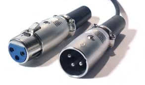 כבל XLR מטר 0.5