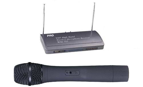 PRO 757 מיקרופון אלחוטי - VHF של Protech