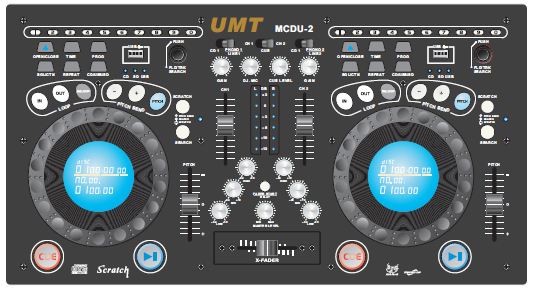 MCDU-2 קונטרולר + CDJ מבית UMT