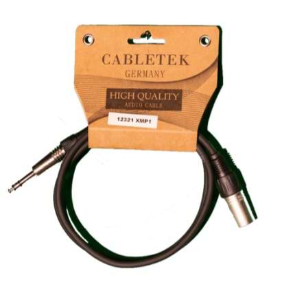 XMP1 כבל PL-XLR זכר זכר מאוזן באורך 1 מטר של