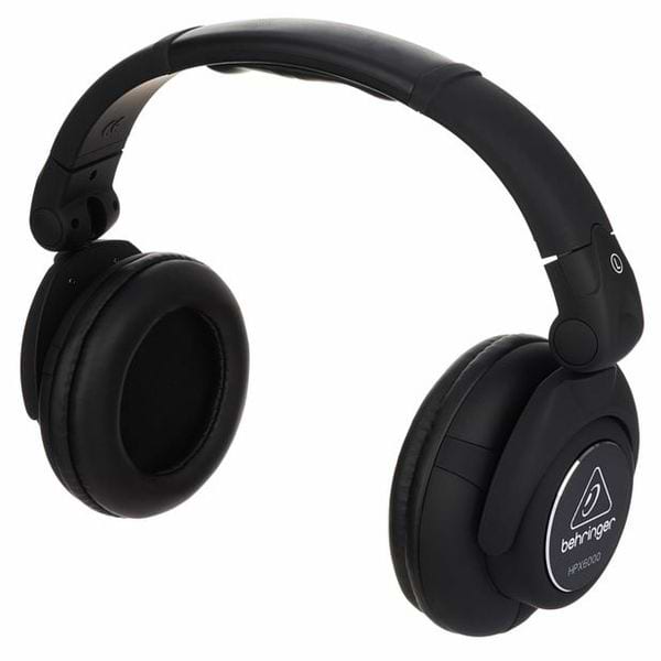 HPX6000 אוזניות DJ מקצועיות עם כבל מסולסל של Behringer