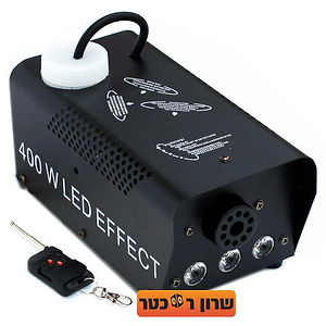 מכונת עשן בהספק 400 וואט עם 3 נורות לד של Apextone