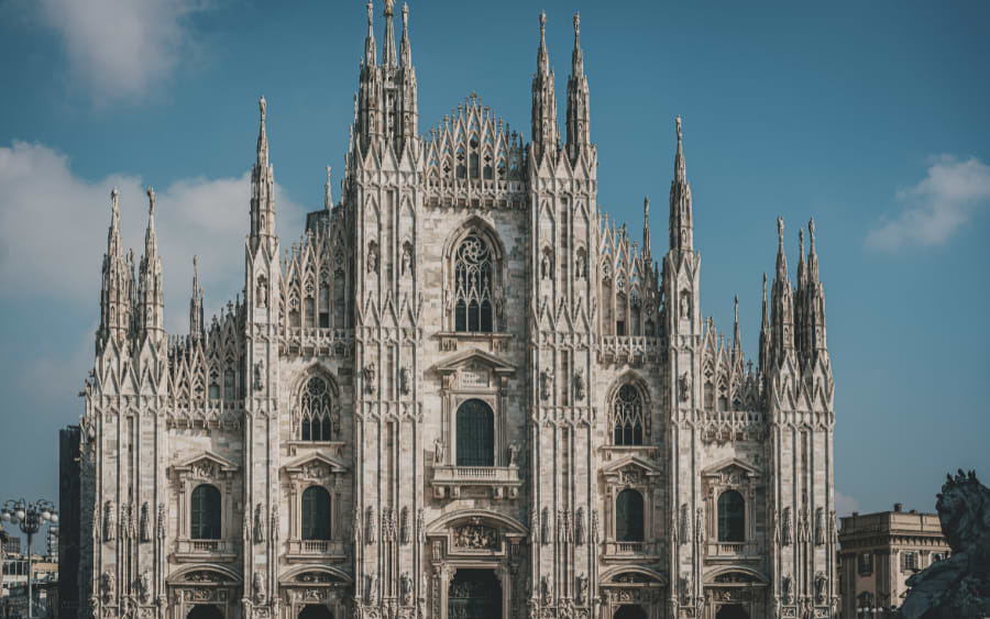 Duomo di Milano in winter
