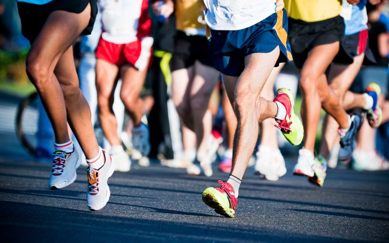 Runners at the Berlin Marathon