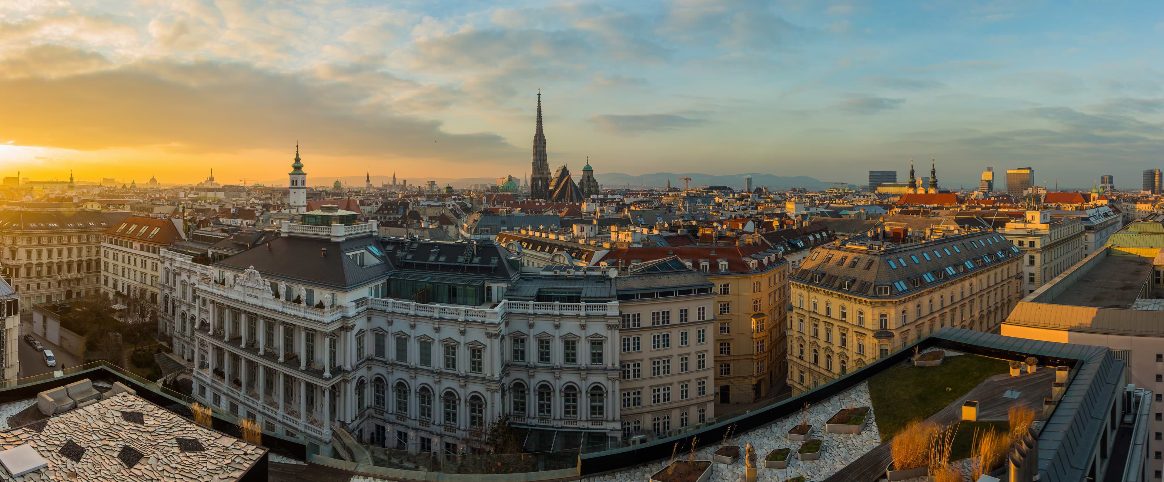 Vienna city center with picturesque European buildings, a must-visit travel destination in Austria.