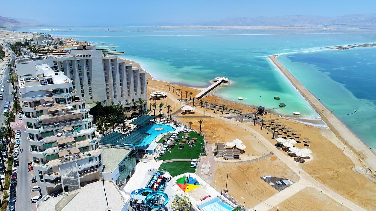 فندق ليوناردو كلوب البحر الميت من الجو