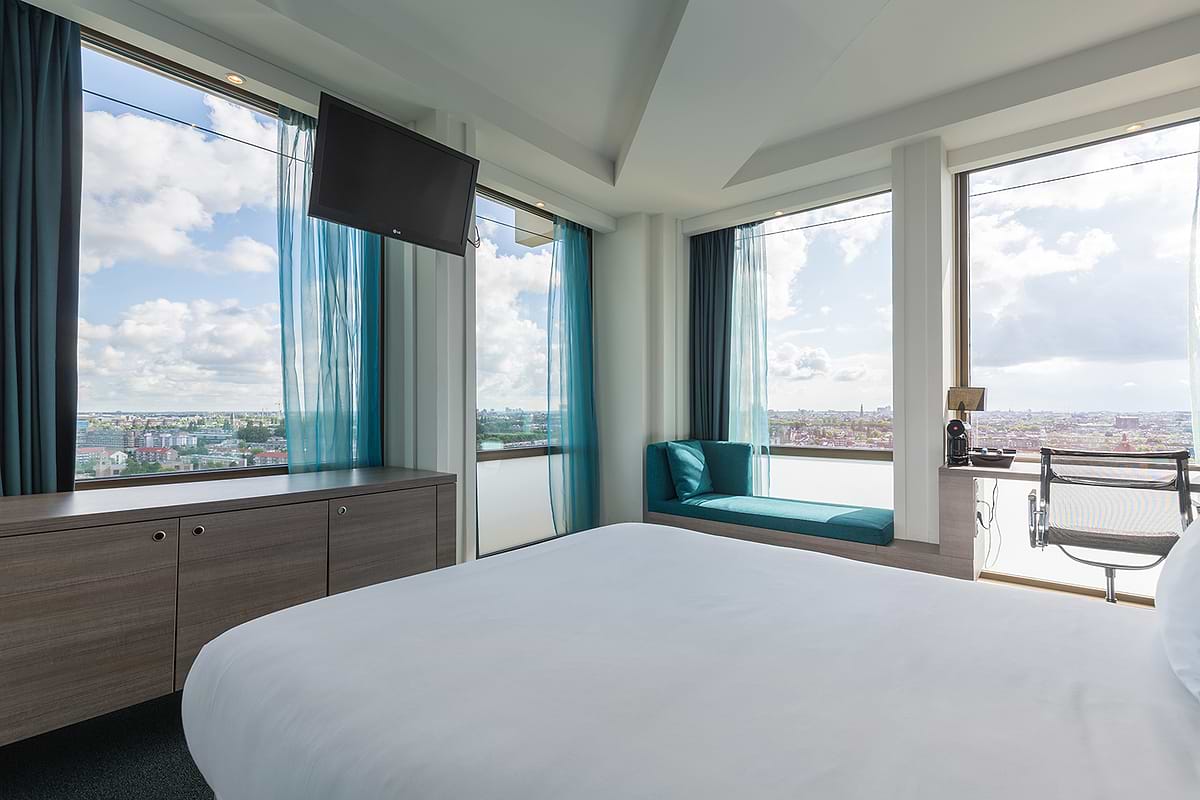Leonardo Hotel Amsterdam Rembrandtpark - Deluxe Camera Queen Vista Angolo