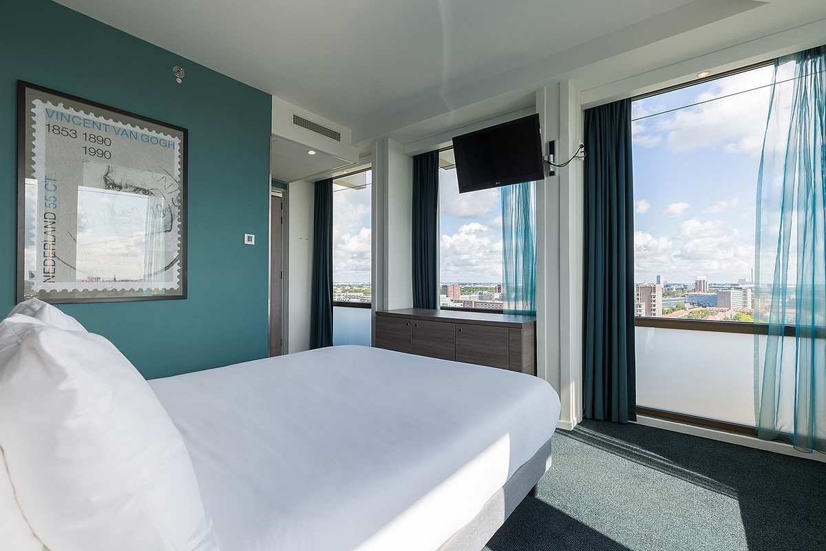 Leonardo Hotel Amsterdam Rembrandtpark - Deluxe Camera Queen Vista Angolo