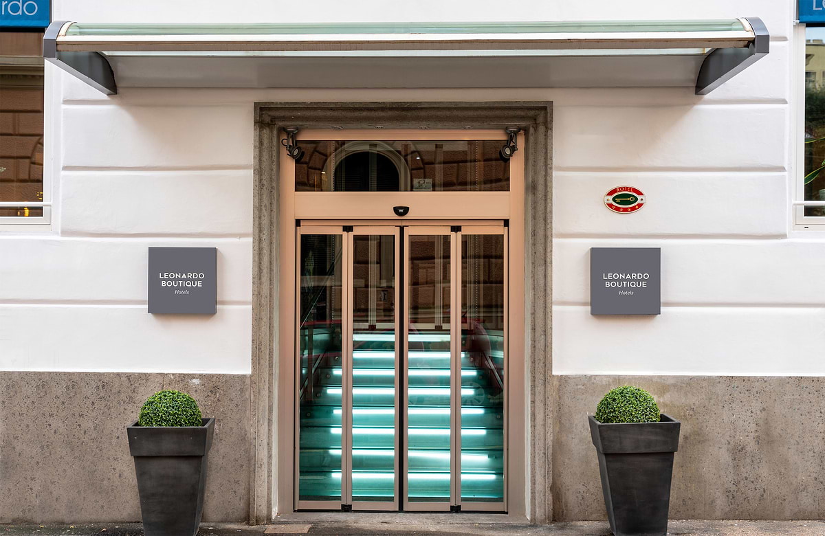 Leonardo Boutique Hotel Rome Termini - Hoofdingang hotel