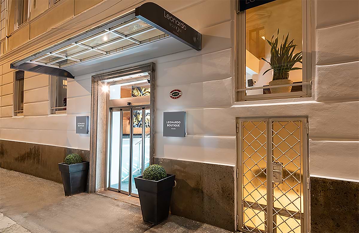 Leonardo Boutique Hotel Rome Termini - Hoofdingang hotel