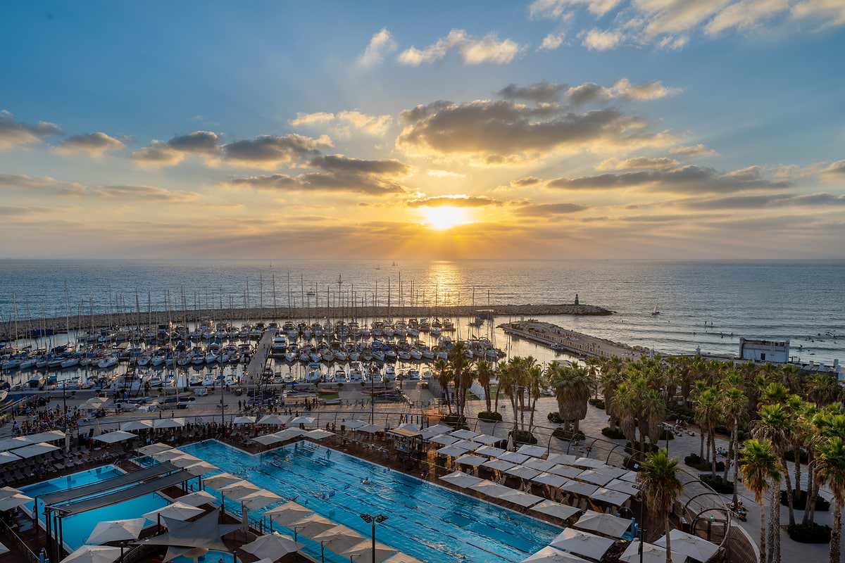 The sea view at Leonardo Gordon Beach Tel Aviv