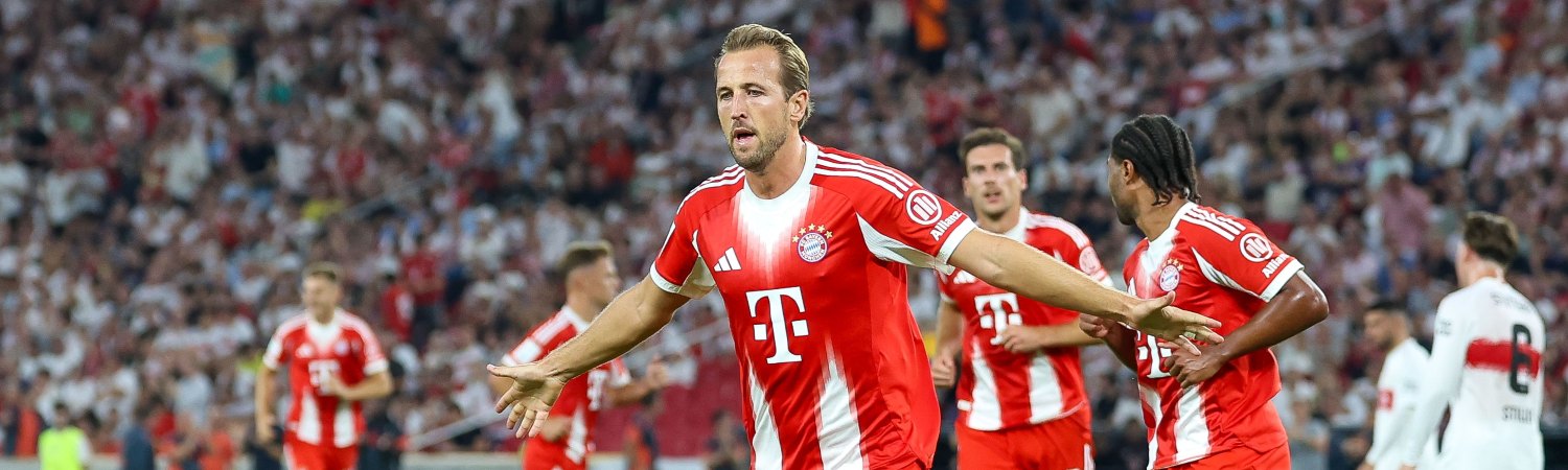 Bayern celebrando un gol en un partido con Luis Díaz 2025 antes de Bundesliga