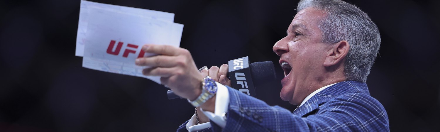 UFC Fight Night - Anunciador de la UFC durante una velada de pelea
