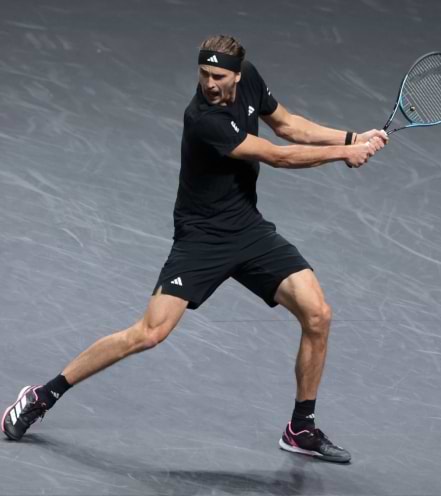 Alexander Zverev con raqueta