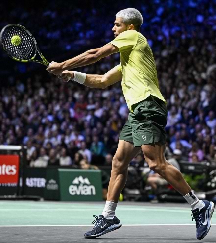 Carlos Alcaraz en partido
