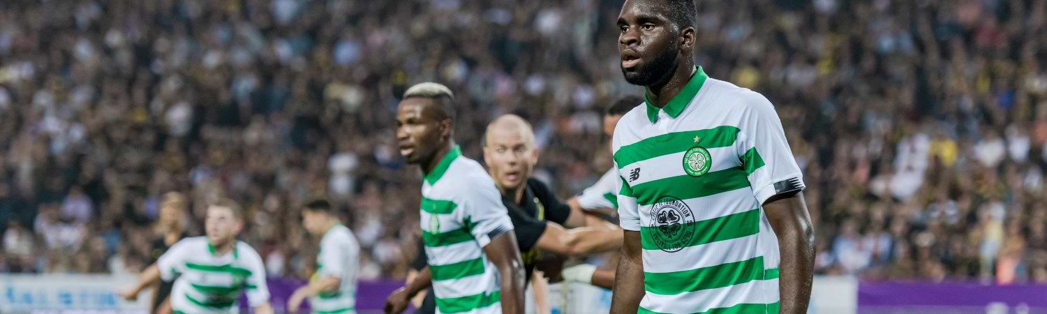 Equipo de jugadores del Celtic en Partido
