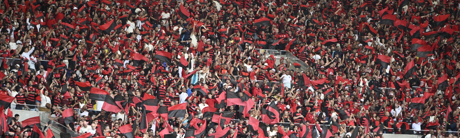 Flamengo fanáticos en partido