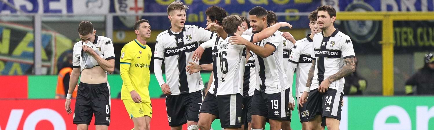 Coppa Italia 2022 -2023 entre Inter y Parma -