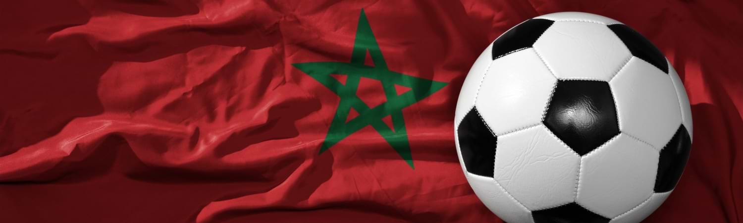 Marruecos Bandera equipo de futbol Seleccion Marroquí