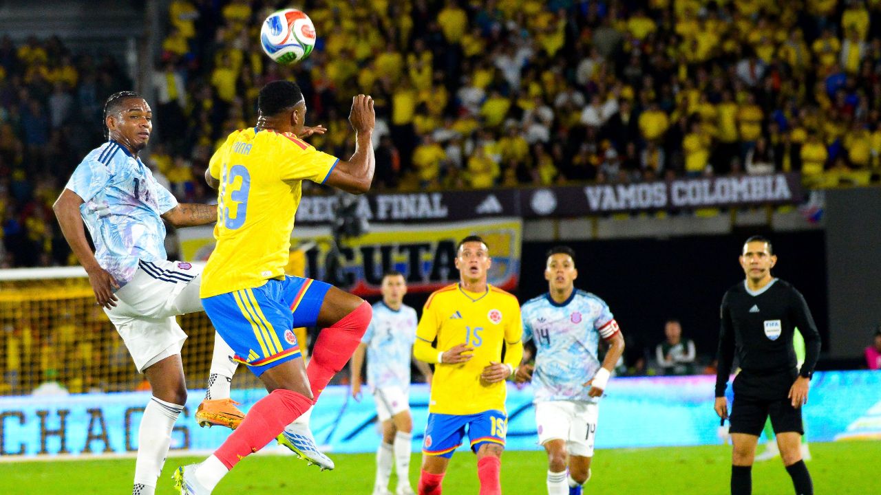 Yerry Mina goleadores de colombia mundial 2026