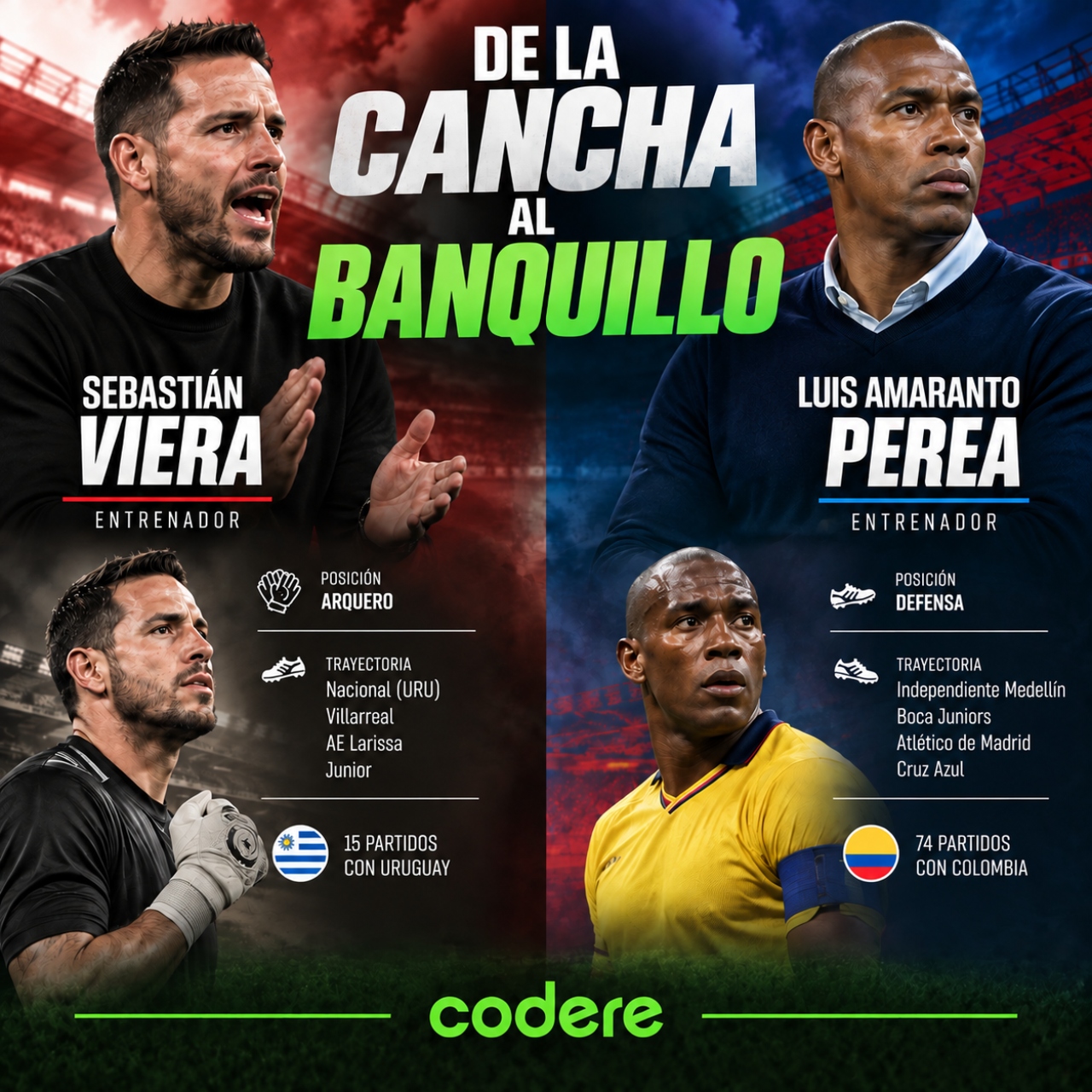 numeros de Sebastián Viera y Luis Amaranto PereaJunior vs Medellín de jornada 12 2026