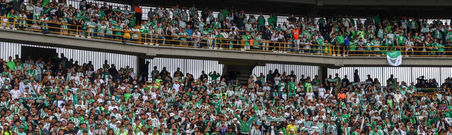 fans en el Atlético Nacional vs Deportivo Pasto liga betplay dimayor 2026