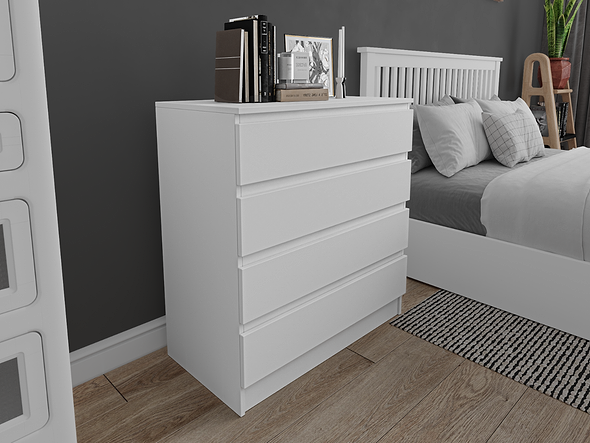 Flair Toivo Chest Of Drawers White