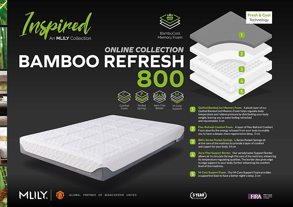 Mlily Bamboo Refresh 800 Mattress