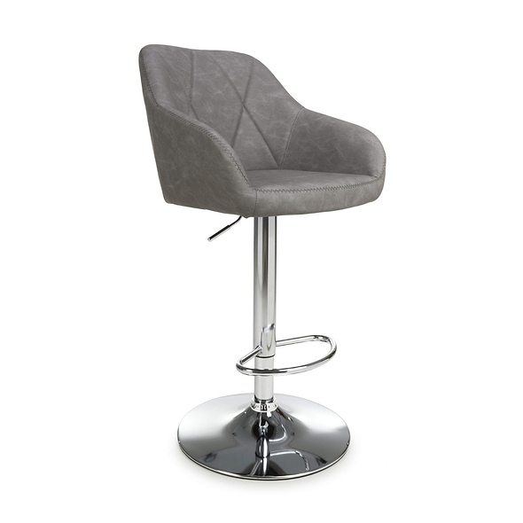 Flair Serena Leather Effect Bar Stool (Pair)