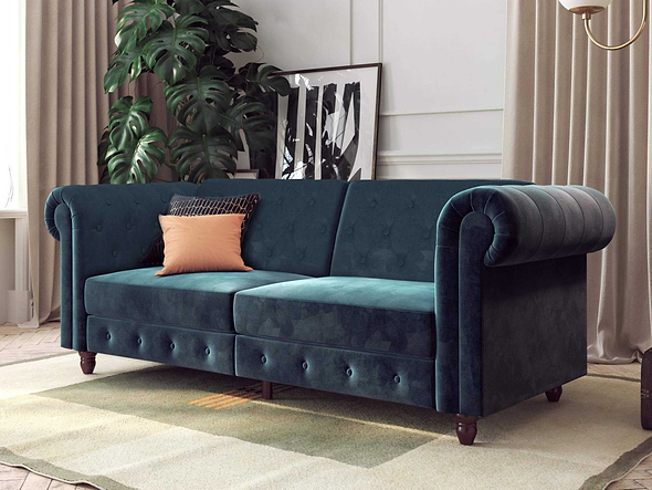 Dorel Felix Chesterfield Sofa Bed