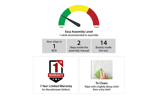 Novogratz Cache Metal Rolling Cart