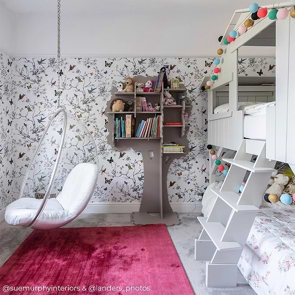 Treehouse Bunk Bed - White