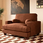 Solace+Co Addison Loveseat Burnt Orange Chenille