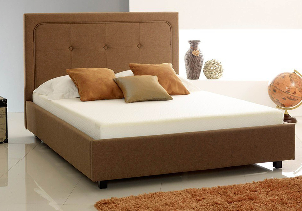 Artisan Fabric Detailed Ottoman Bed Frame
