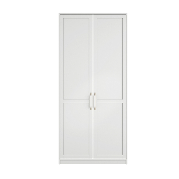 LPD Austen White 2 Door Wardrobe