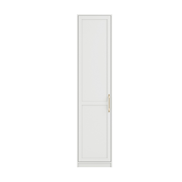 LPD Austen White 1 Door Wardrobe