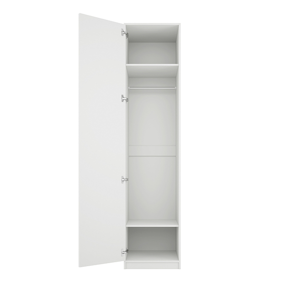 LPD Austen White 1 Door Wardrobe