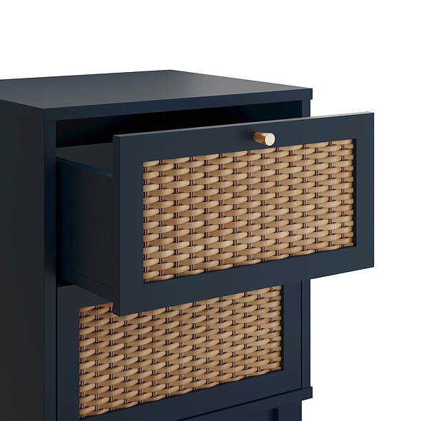 LPD Bordeaux Blue Bedside