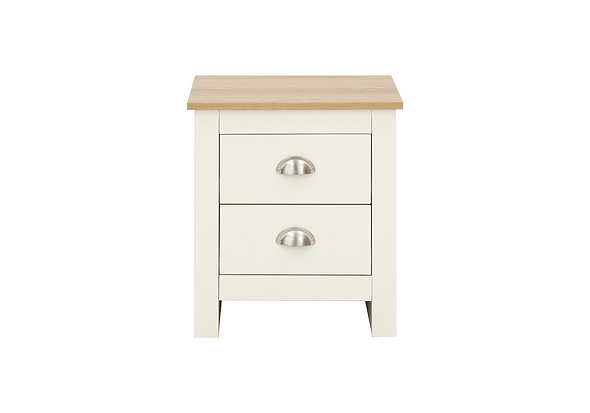 GFW Lancaster 2 Drawer Bedside