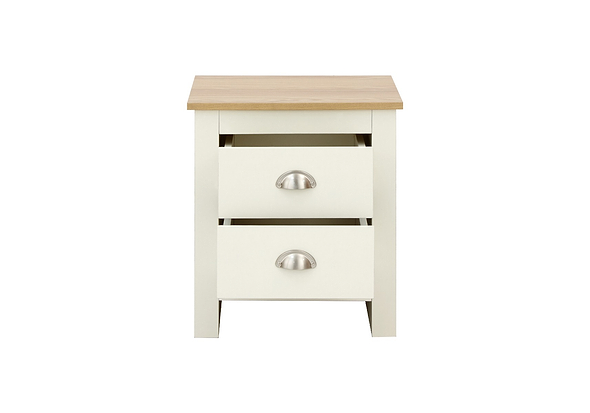 GFW Lancaster 2 Drawer Bedside