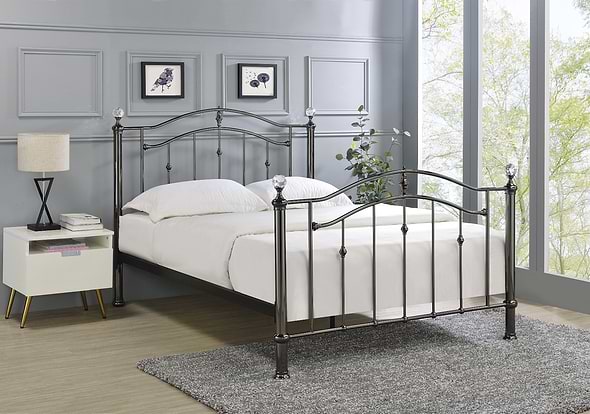 Limelight Callisto Black Chrome Bed Frame