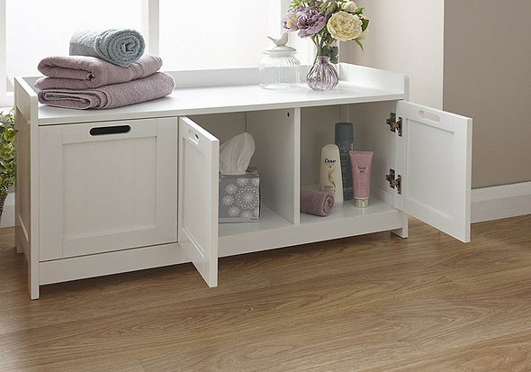 GFW Colonial 3 Door Storage Bench
